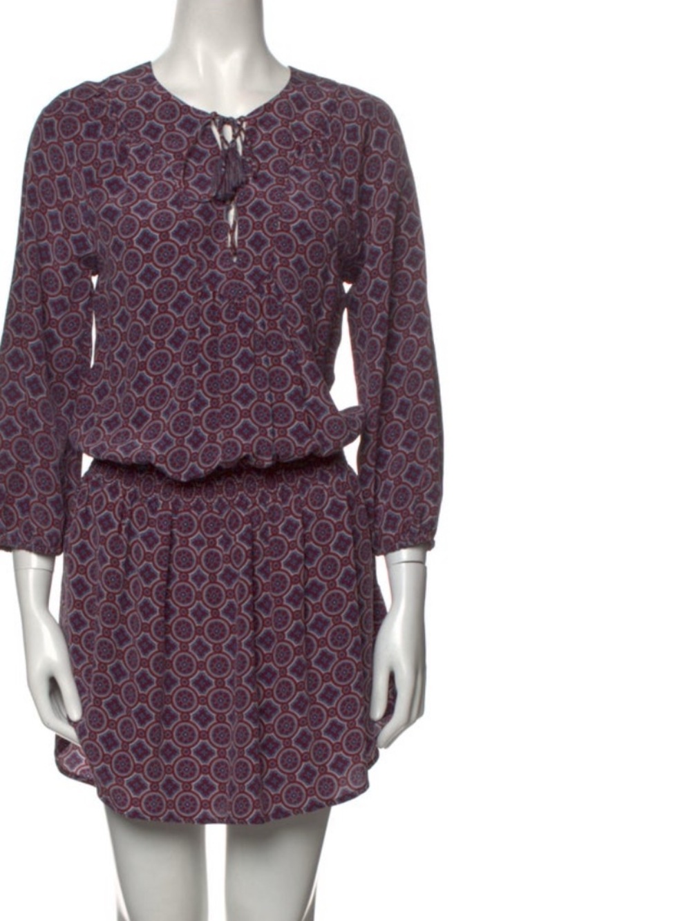 Joie Geometric Pattern Mini Dress Size Xs